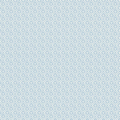 Thibaut Holiday Trellis Wallpaper in Blue